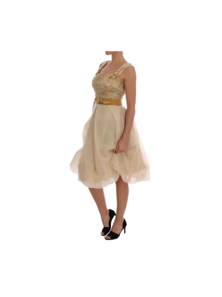 Sukienka Dolce And Gabbana żółta