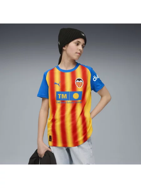 PUMA Młodzieżowa trzecia koszulka Valencia CF Odzież żółty