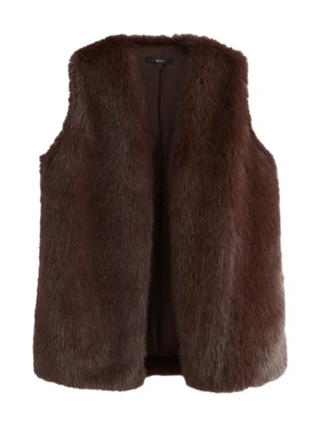 Next Vestă ciocolatiu