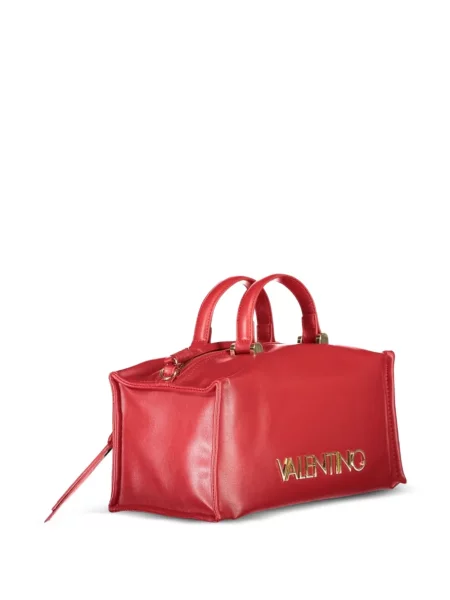 Shopper táska Mario Valentino autogrammal piros