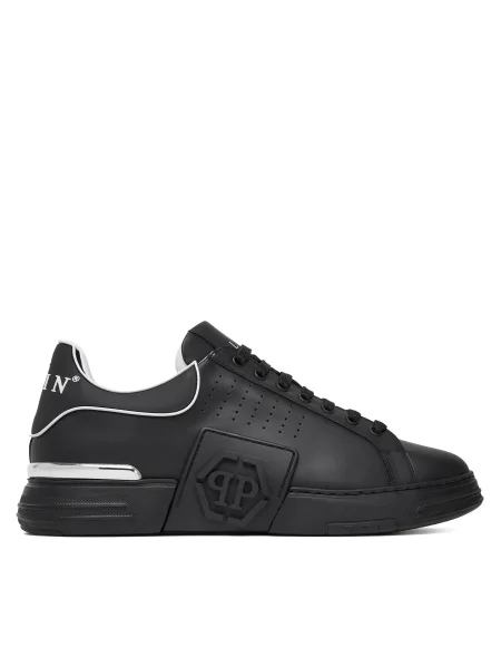 Sportcipők PHILIPP PLEIN Top Hexagon PAES fekete