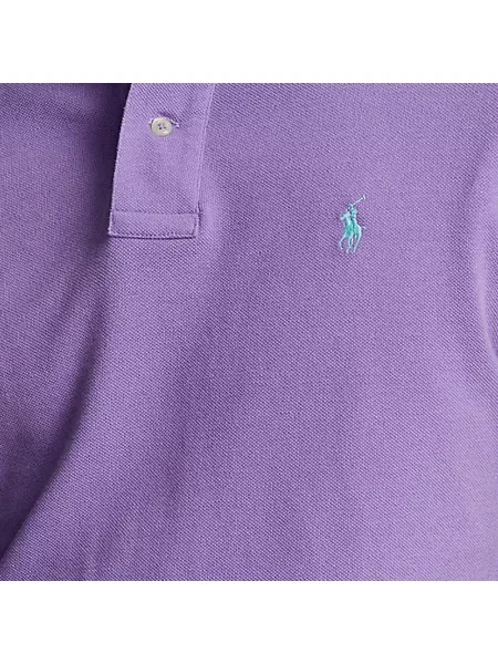Koszulka polo Ralph Lauren casual fioletowa