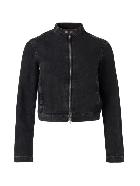 DIESEL Prehodna jakna DE-MORNIN denim črn