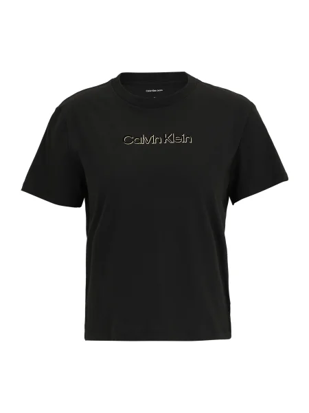 Calvin Klein Jeans Tricou CLASSIC / alb negru