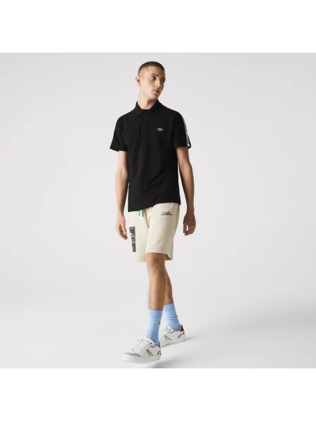 Поло Lacoste черное