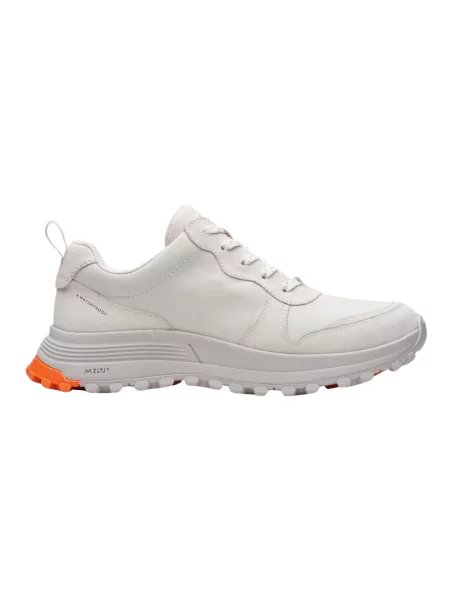 Sneakersy Clarks na koturnie białe