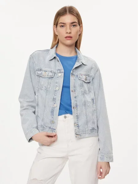 Jeans jakna Tommy Jeans modra