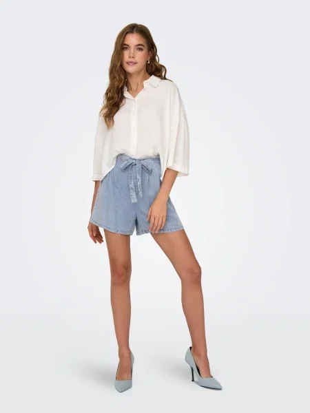 ONLY Pantaloni cu cute BETH denim albastru