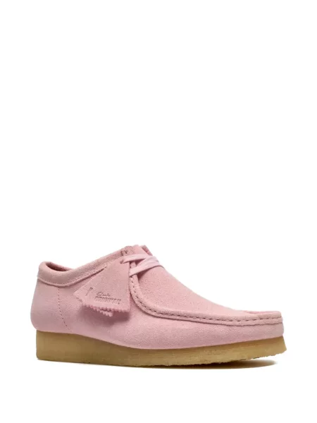 Ghete desert Clarks Originals din piele de căprioară roz