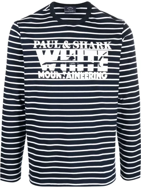 Tricou Paul & Shark cu imagine albastru