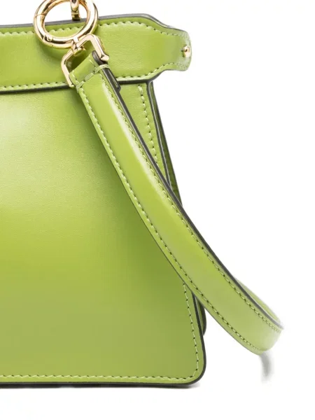 Geantă Fendi Peekaboo mini verde