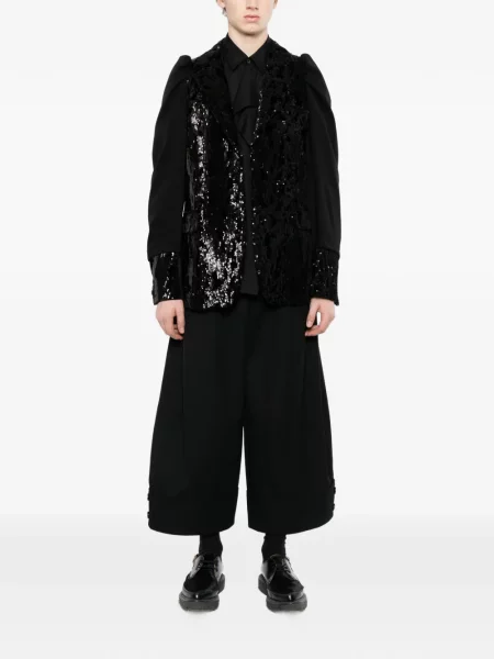 Μπλέιζερ Comme Des Garçons Homme Plus με παγιέτες μαύρο