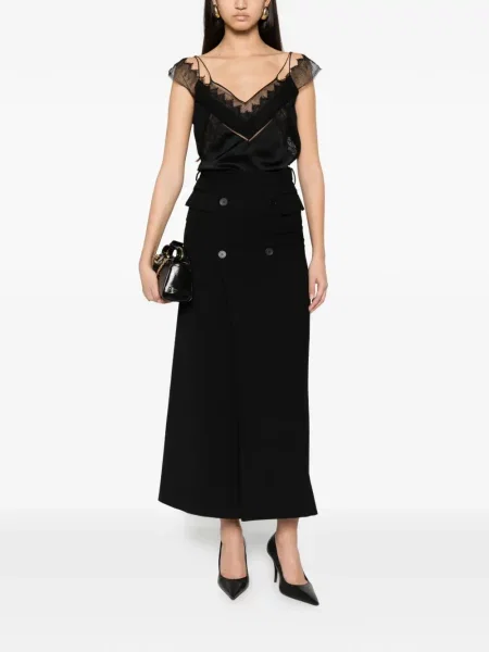 Top Tom Ford din satin negru