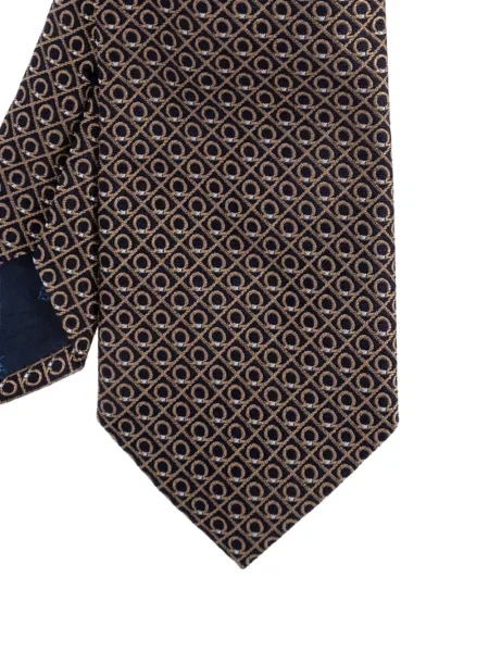 Cravată Ferragamo din jacard albastru