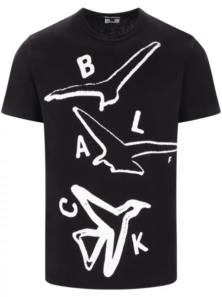 Tricou Black Comme Des Garçons cu imagine negru