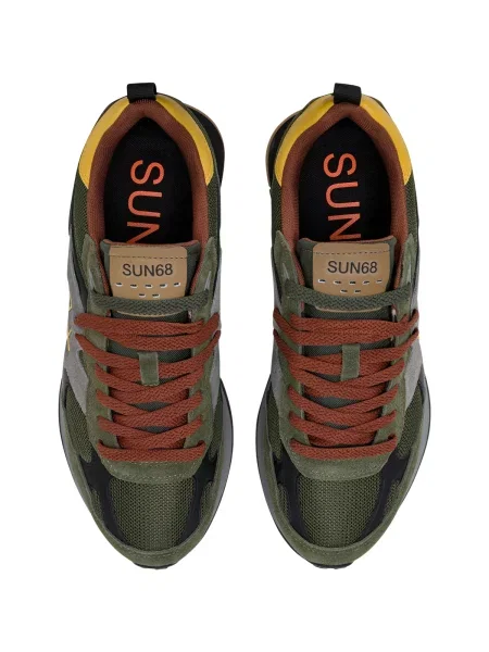 Pantofi Sun68 verde