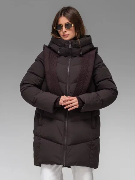 Зимова куртка VIVA WEAR коричневий