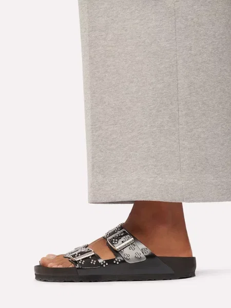 Birkenstock шльопанці шкіряні Arizona Exquisite Rivets