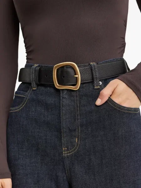 Curea Gabriela Hearst din piele negru