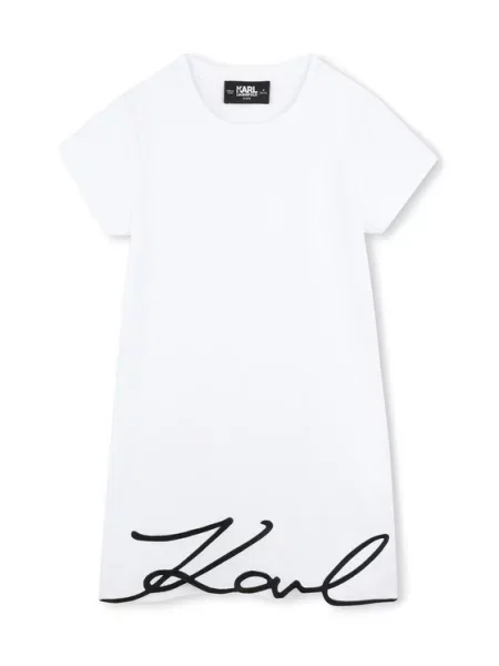 Karl Lagerfeld Kids Sukienka codzienna D biały