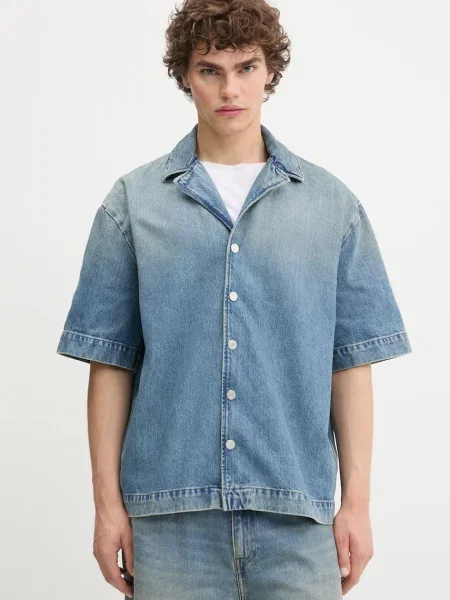 Won Hundred cămașă jeans relaxed albastru