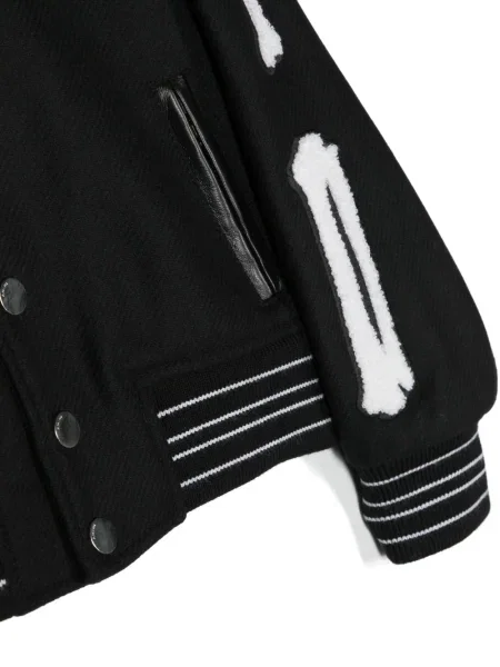 Kurtka bomber dziecięcy Amiri czarny