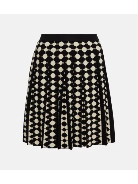 Fustă Tory Burch cu buline din jacard