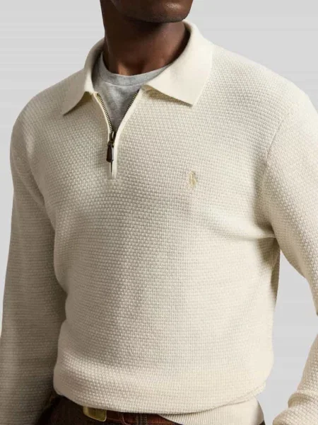 Sweter z wełny z kołnierzem zapinanym Polo Ralph Lauren