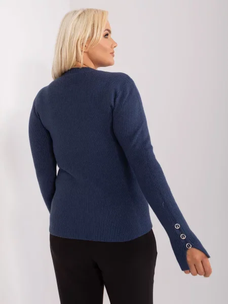 Pulover Fashionhunters albastru