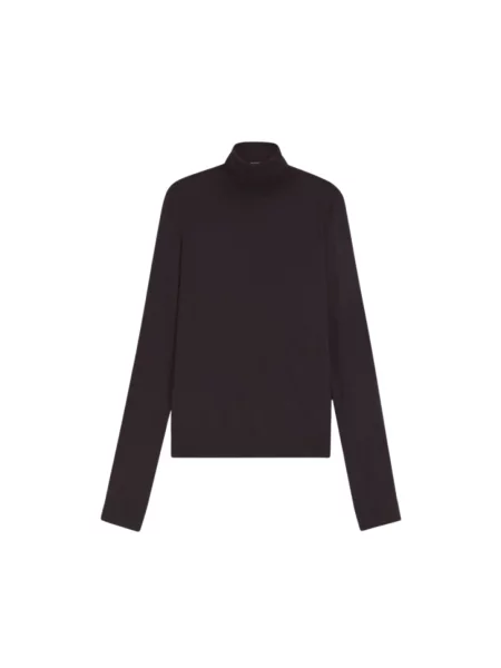 Sweter Hugo wełniany fioletowy