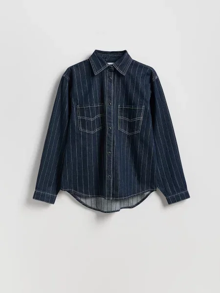 Рубашка Reserved синяя
