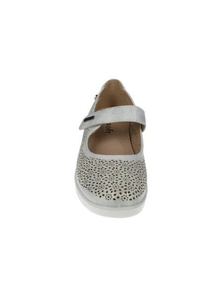 Pantofi Mysoft argintiu