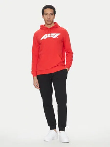 Puma Mikina F1 Ess Logo červená