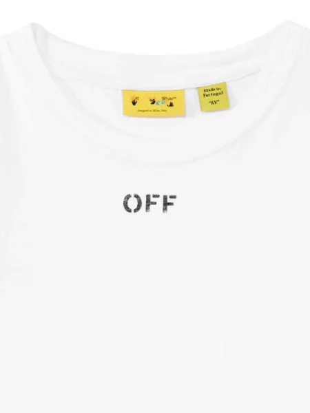 Koszulka dziecięca Off-white biała