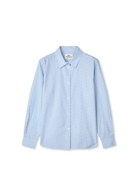 Koszula Mads Norgaard niebieska