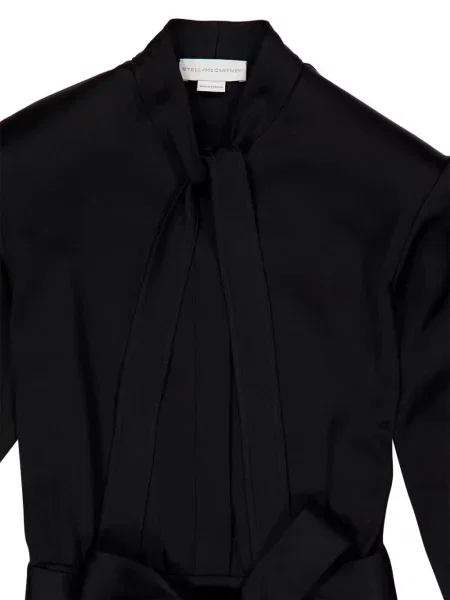 Kostiumas midi suknelė Stella Mccartney iki kelių juoda