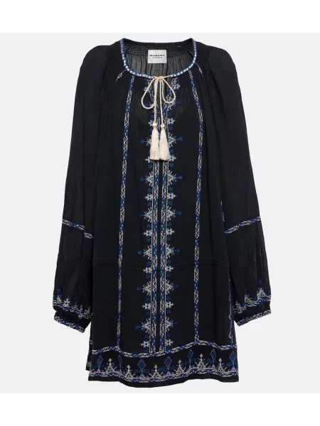 Rochie Marant Etoile cu broderie negru