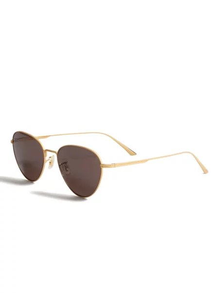 Ochelari de soare Khaite X Oliver Peoples auriu