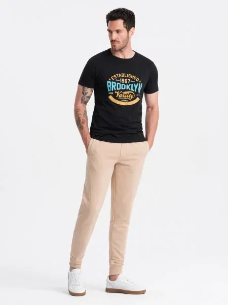 Pantaloni de trening Ombre bej