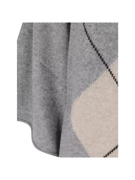 Sweter z golfem Fay szary