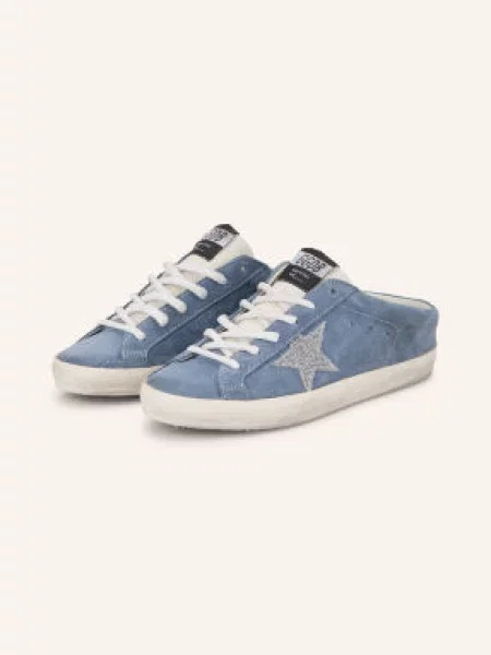 Golden Goose Mules Super-Star černošedá bílá