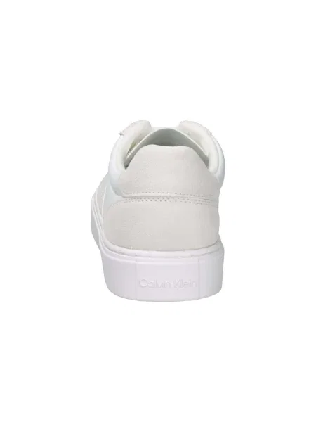 Sneakerși Calvin Klein din piele bej