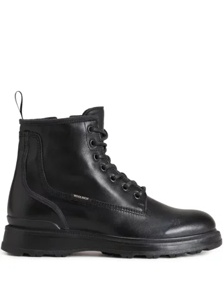 Botine Woolrich din piele negru