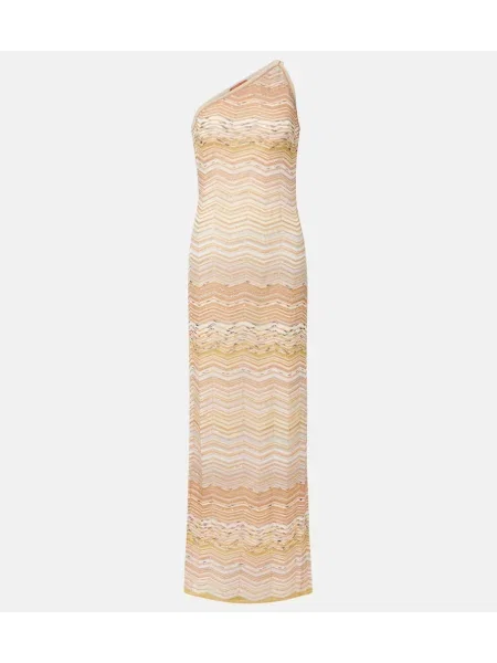 Rochie maxi Missoni de costum auriu