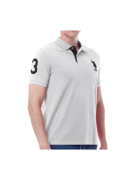 Koszulka polo U.s Polo Assn. z logo biała