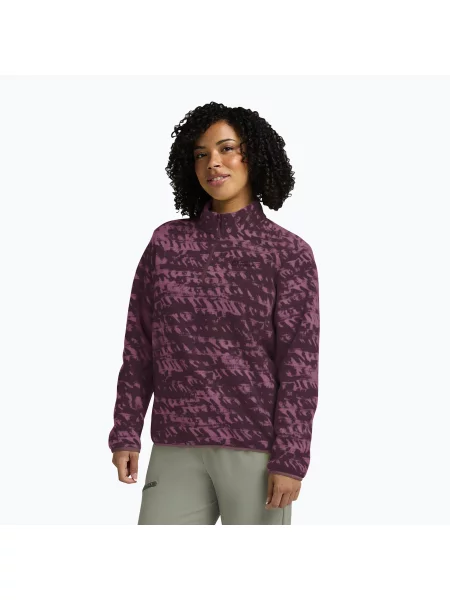 Bluză de trekking pentru femei Jack Wolfskin Big Sky Half Zip raisin