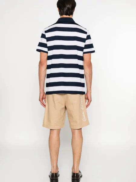Dryžuota polo marškinėliai Paul & Shark mėlyna