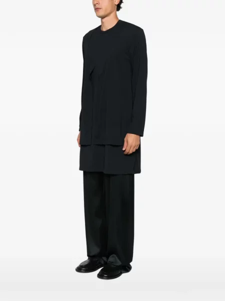 Lung tricou Comme Des Garcons Homme Plus negru
