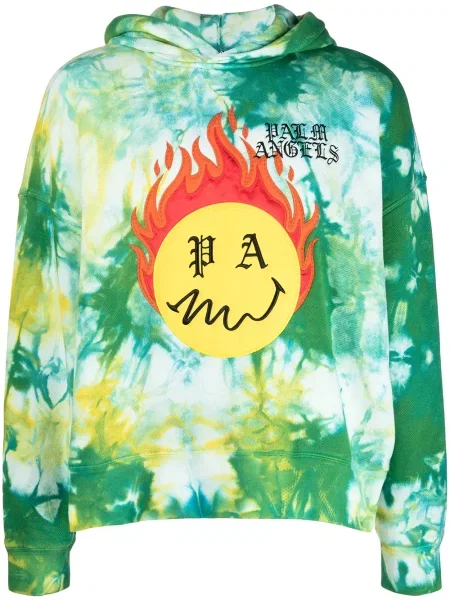 Cravată Palm Angels verde