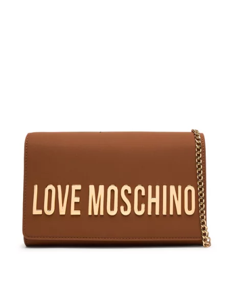 Ročna torba LOVE MOSCHINO Rjava zlata